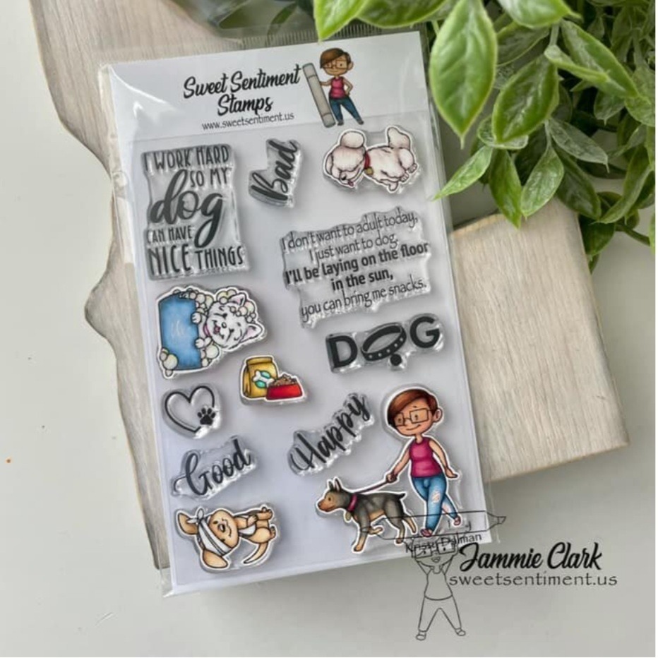 Sweet Sentiment March Release StampsHappy Dog