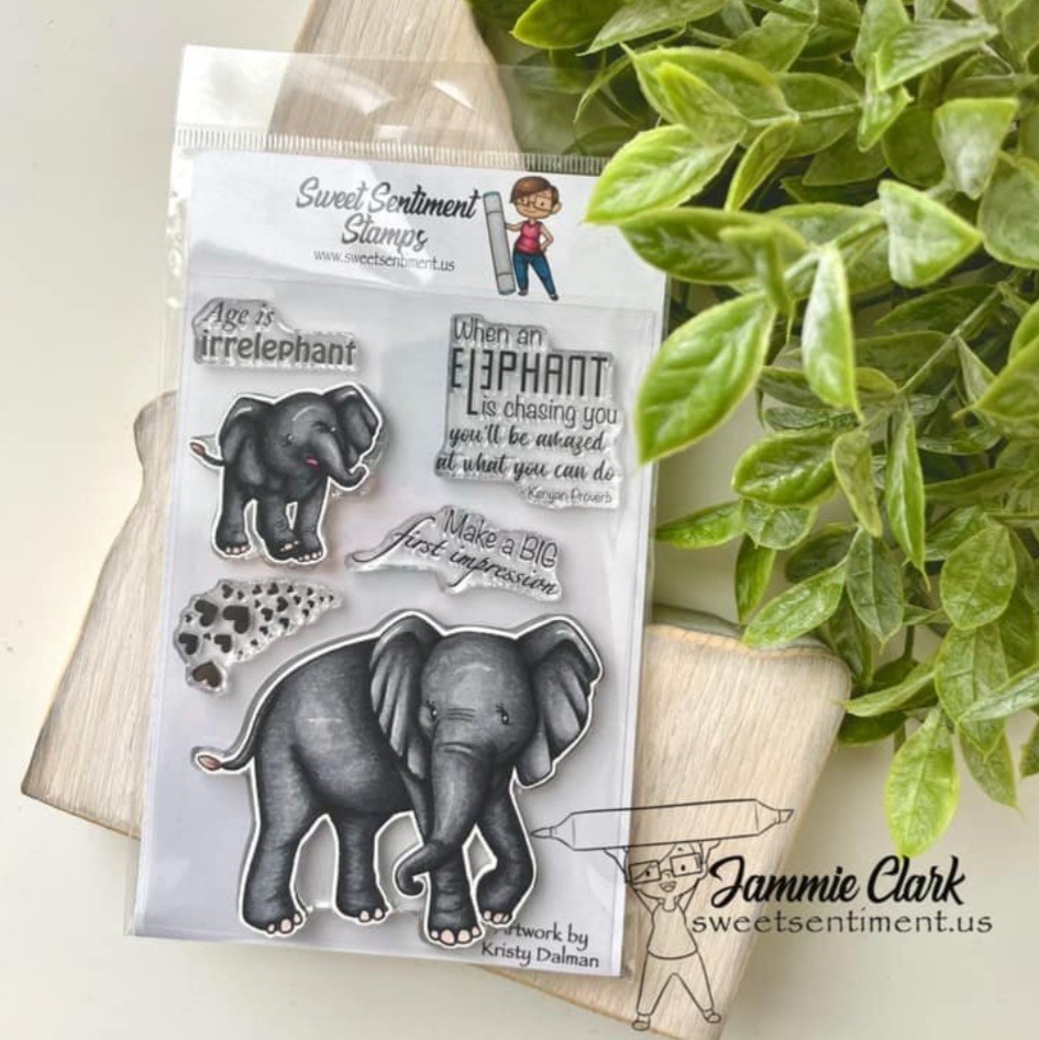 Sweet Sentiment March Release Stamps Age Is Irrelephant