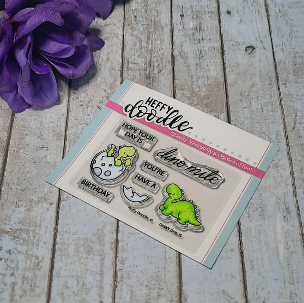 Heffy Doodle Dinky Dinos Stamps