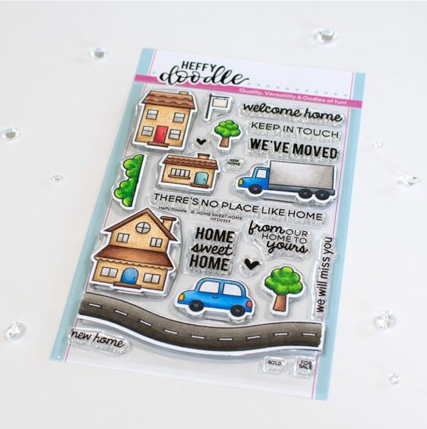 Heffy Doodle Home Sweet Home Stamps