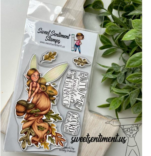 Sweet Sentiment October Release Oak Fairy Stamp Set
