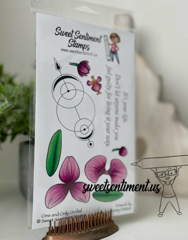 Sweet Sentiment January Release One and Only Orchid Stamp Set