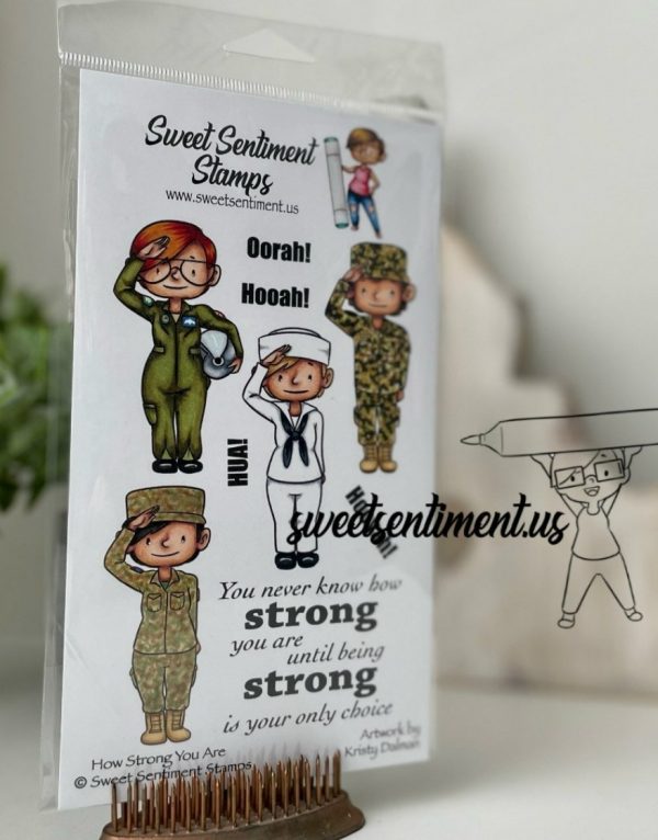 Sweet Sentiment January Release How Strong You Are Stamp Set