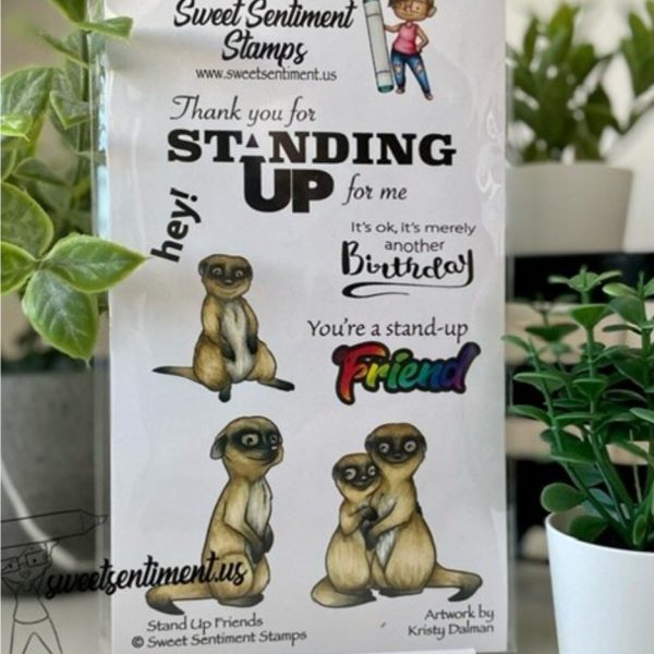 Sweet Sentiment Stand Up Friends Stamp Set