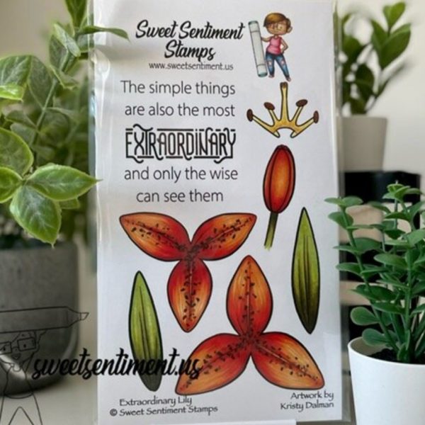 Sweet Sentiment Extraordinary Lily Stamp Set
